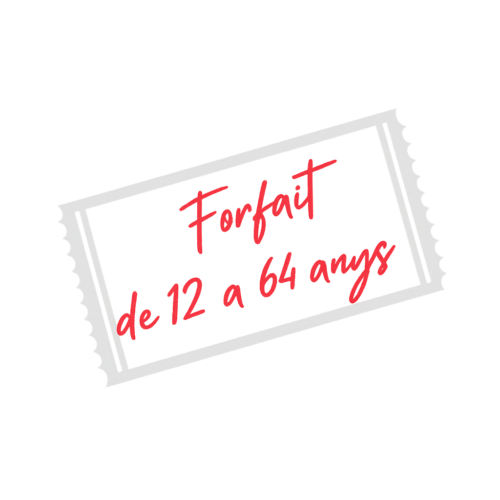 Reservar - Forfait 12 a 64 anys